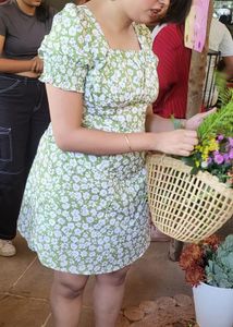 Floral Print Mini Dress