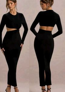 Chic Cutout Midi Dress