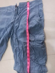 Blue Cargo Shorts