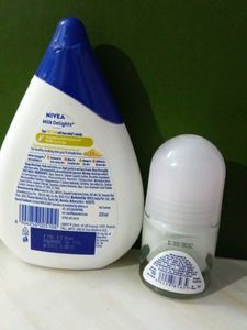 Combo Of Nivea Face Wash&amp; Underarm Roll On