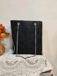 Studded Black Tote Bag🌸