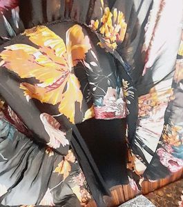 Colourful Black Dress