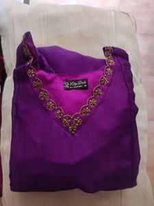 Elegant Purple Blouse