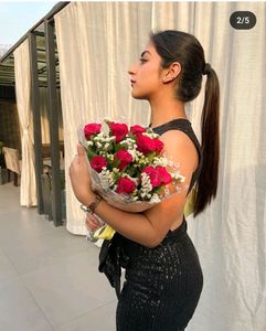 Black Jumpsuit With Heavy Sequence Work