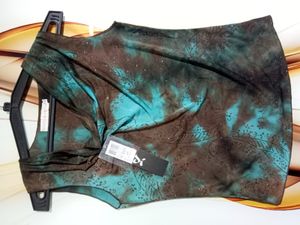 Stylish Brown &amp; Teal Top