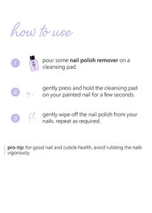 PLUM COLOR AFFAIR NAIL POLISH REMOVER 💅