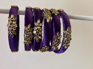Purple Bangle Set