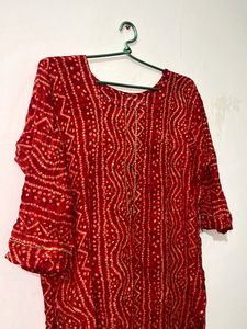 Bandhni Kurta