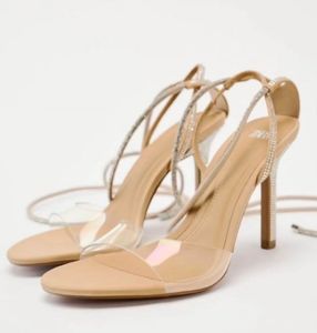 Zara Rhinestone Heels