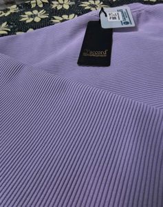 Branded Premium Imported Ribbed Lavender T-shirt
