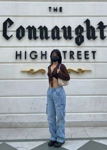 Low Rise Cargo Jeans