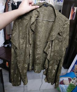 ZARA olive Cardigan