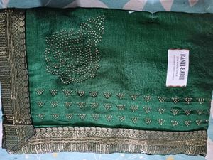 Emerald Green Saree