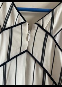 Striped Black And White Jumpsuit From Madame