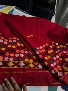Red Mekhela Sador