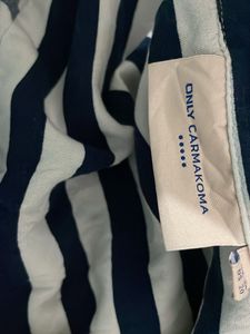 ONLY Imported New Striped Button-Down Top