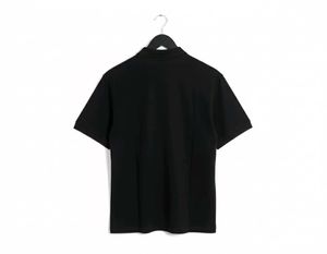 BlackPolo TShirt with White Trim Size:M