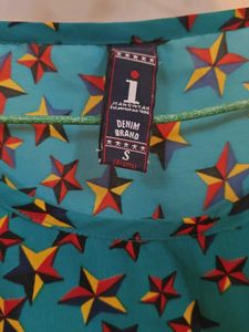 Denim Brand by Shoppers Stop | Abstract Print Top