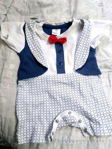 Baby Tuxedo Romper