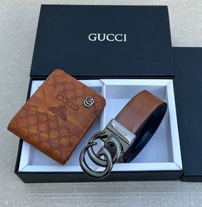 Gucci Wallet & Belt Gift Set