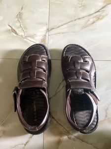 Schumann Brown Leather Comfort Sandals