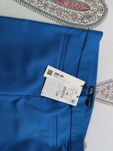 Zara Blue Flared Trousers