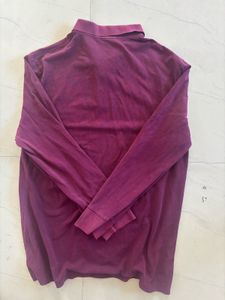 Burberry Long Sleeve Polo Shirt