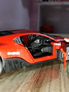 Red Toy Car Model