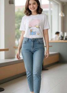 Cute Cinnamoroll in airport Tshirt CustomMade