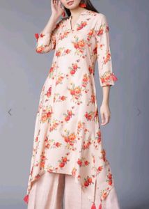 Floral Print Kurta