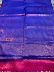 Brand New Dual Tone Mulberry Silk - Blue And Pink