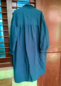 Blue Shirt Dress winter wear