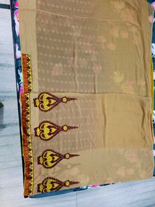 Elegant Yellow Saree