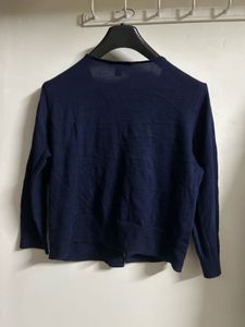 Navy Cardigan Sweater
