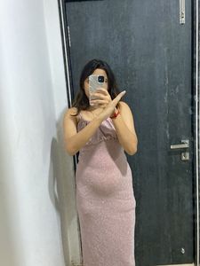 Sparkly Pink Maxi Dress