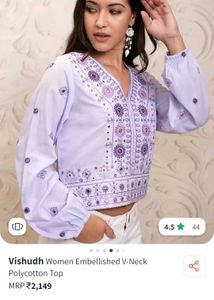 Vishudh Top For Women