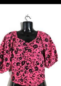 Pink Crop Top