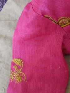 Pink Embroidered Blouse