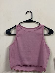Cute Pink Crop Top