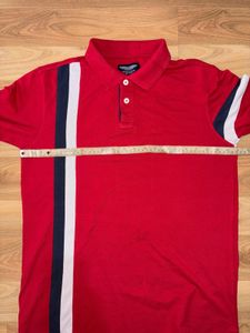HACKETT x ASTON MARTIN Red Polo T-Shirt