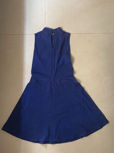 Electric Blue Skater Dress