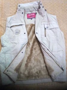 Cold Brown Half Sleeve Jacket