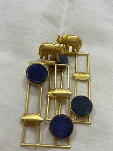 18K Plated Contemporary Earrings