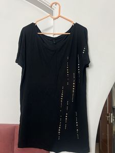 Black Embellished top