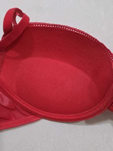 Bright Coral Bra From Paris