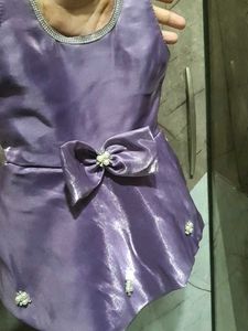 Lilac Flower Girl Dress