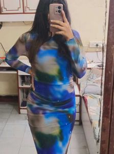 Zudio Mesh Bodycon Dress