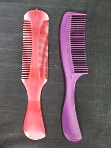 7 Vibrant Assorted Hair Combs Set 🌈