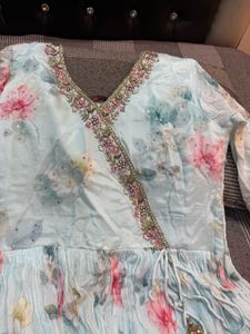 Gown With Floral Prints