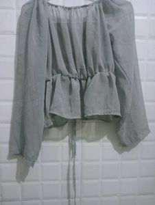 Vintage Off Shoulder Crop Top For Women